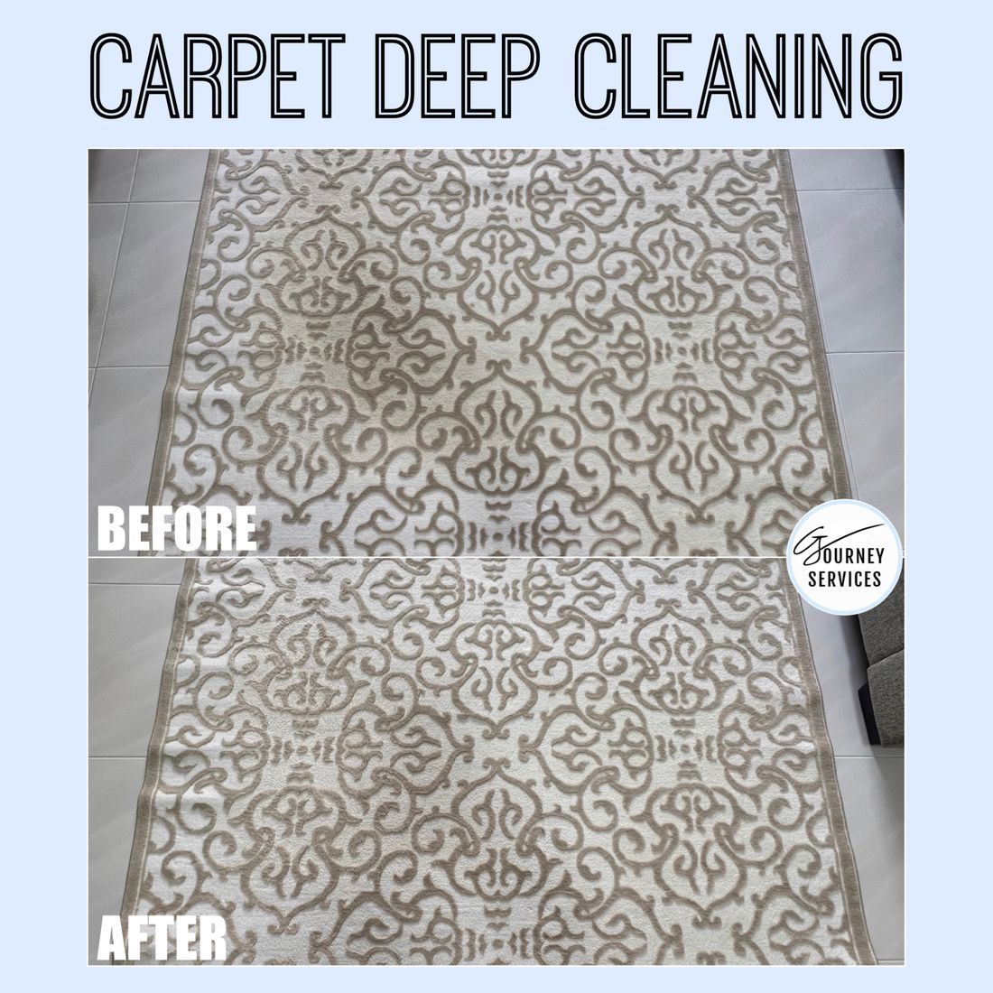G Journey before and after deep cleaning result
