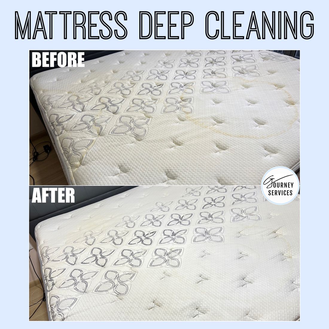 G Journey before and after deep cleaning result