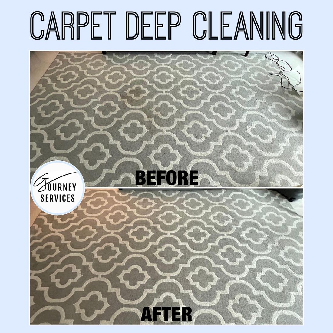 G Journey before and after deep cleaning result