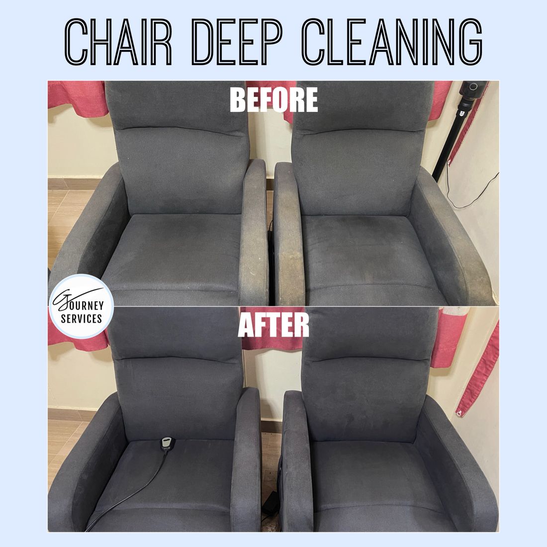 G Journey before and after deep cleaning result