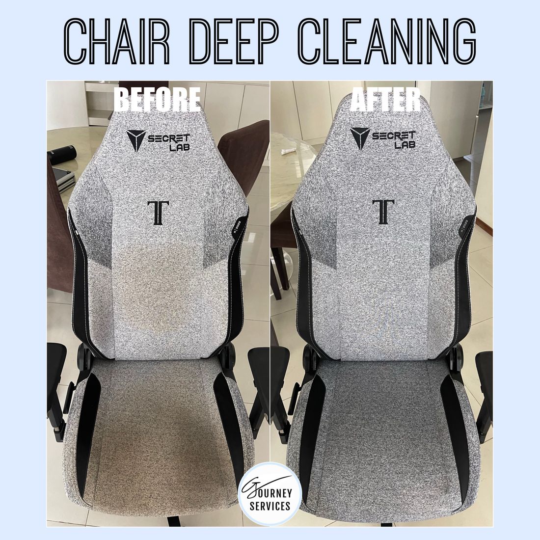 G Journey before and after deep cleaning result