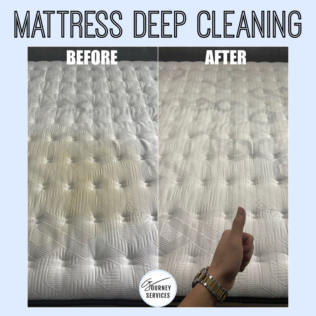 G Journey before and after deep cleaning result