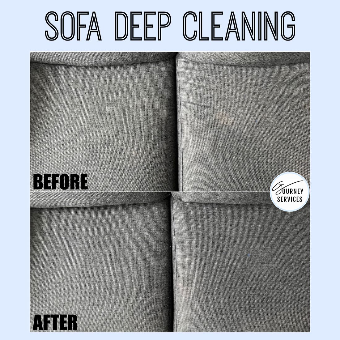 G Journey before and after deep cleaning result