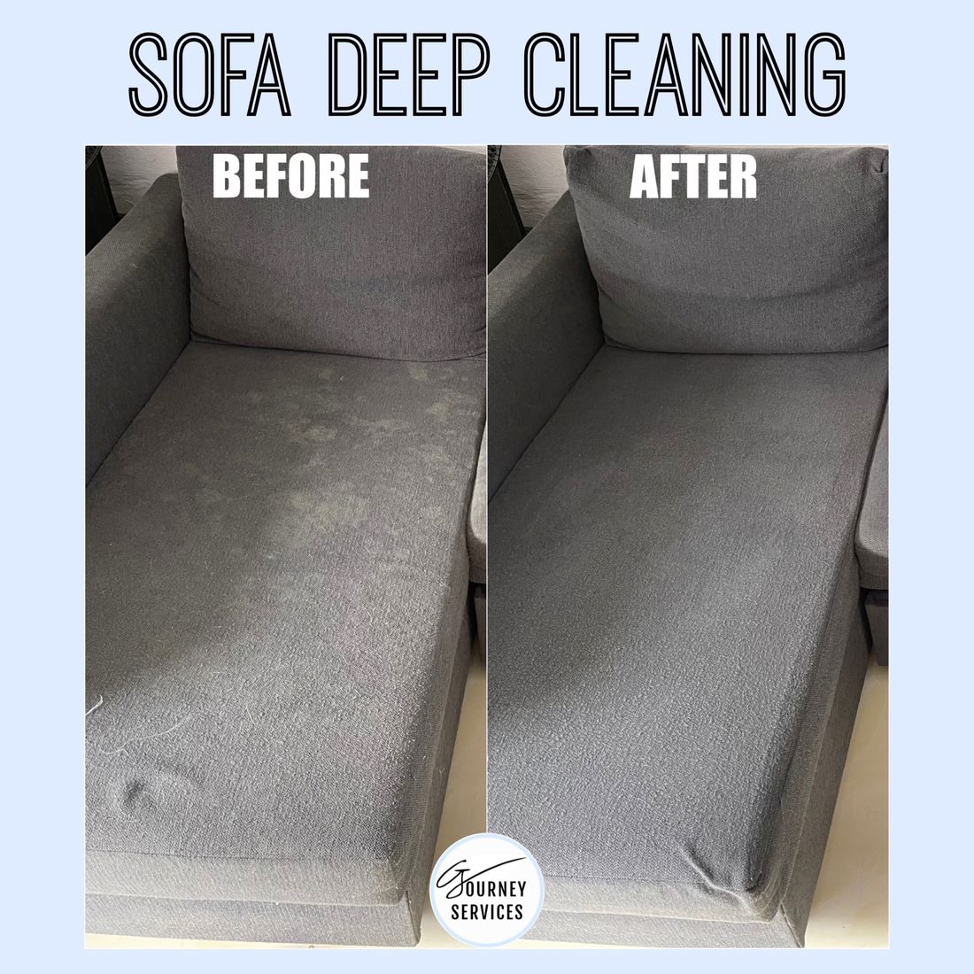 G Journey before and after deep cleaning result