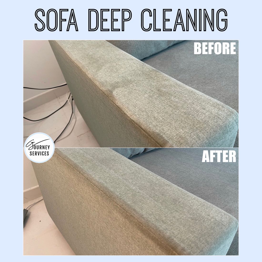 G Journey before and after deep cleaning result