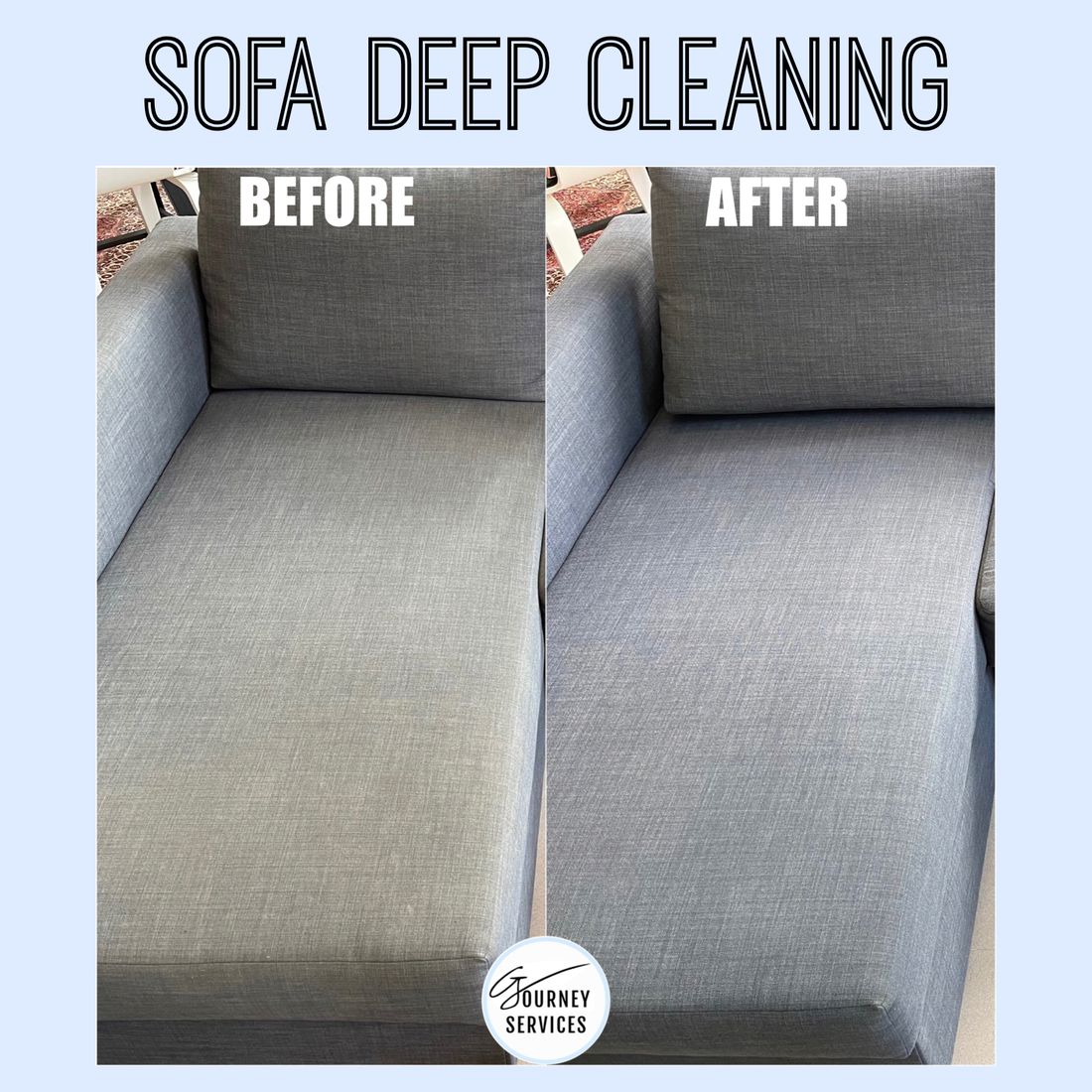 G Journey before and after deep cleaning result