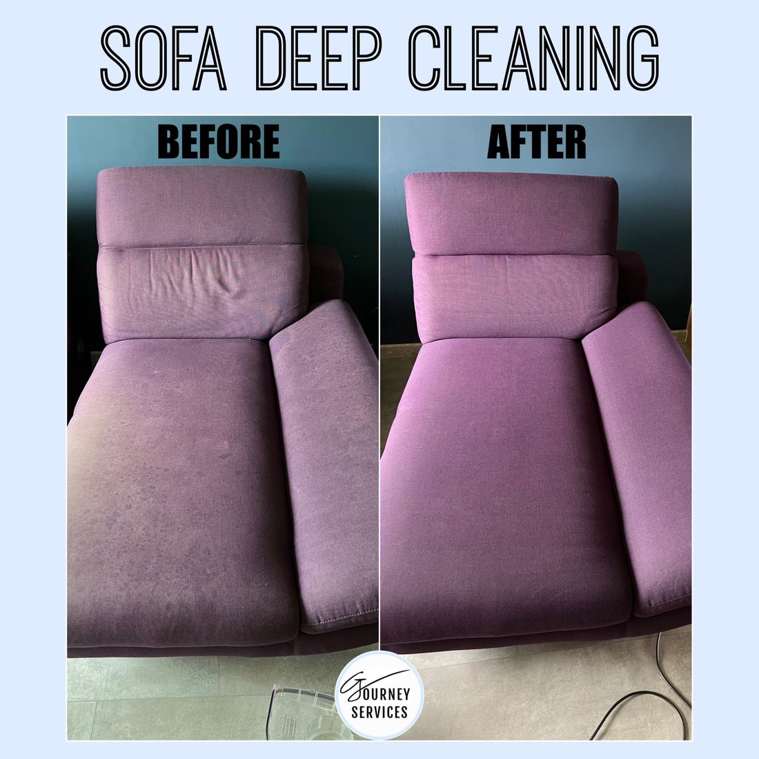 G Journey before and after deep cleaning result