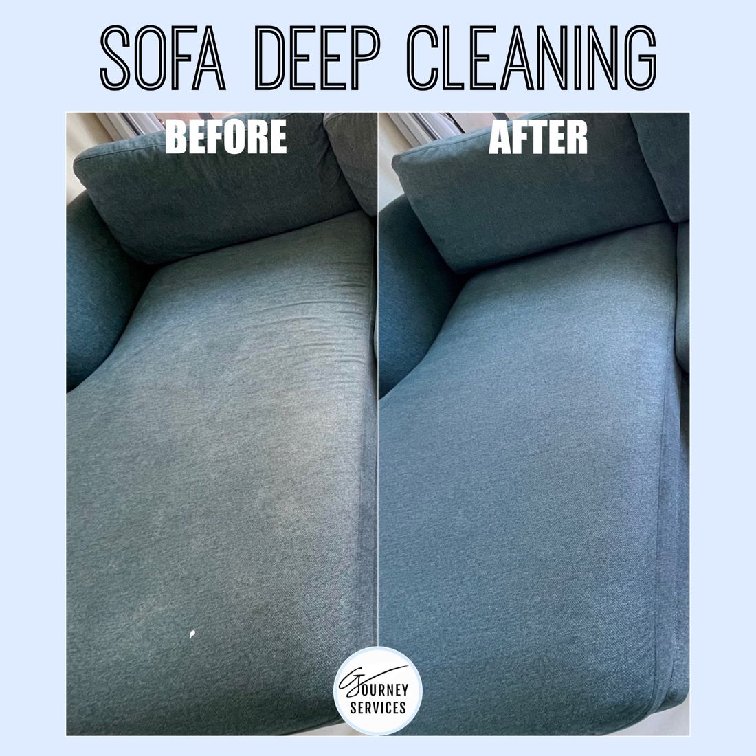 G Journey before and after deep cleaning result