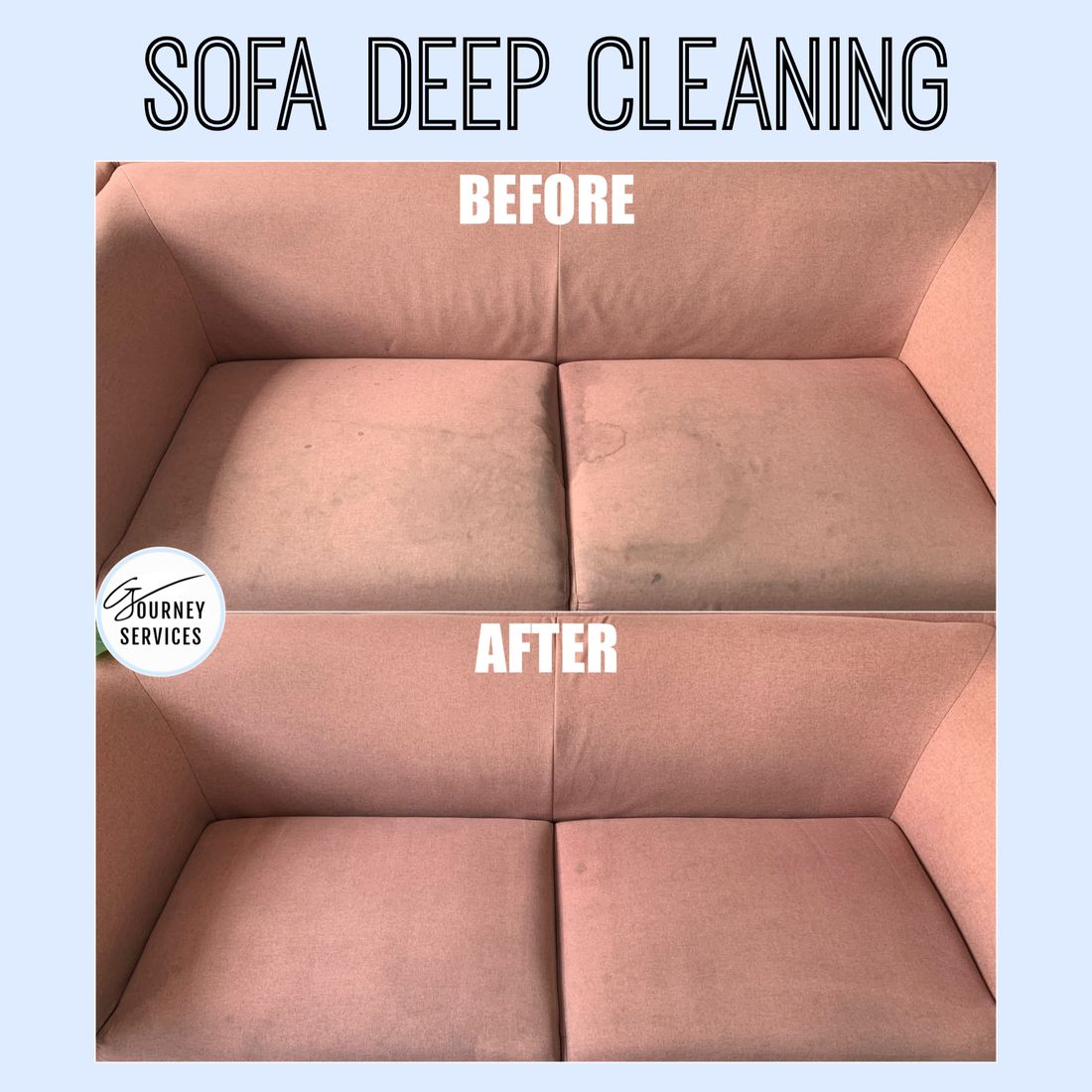 G Journey before and after deep cleaning result