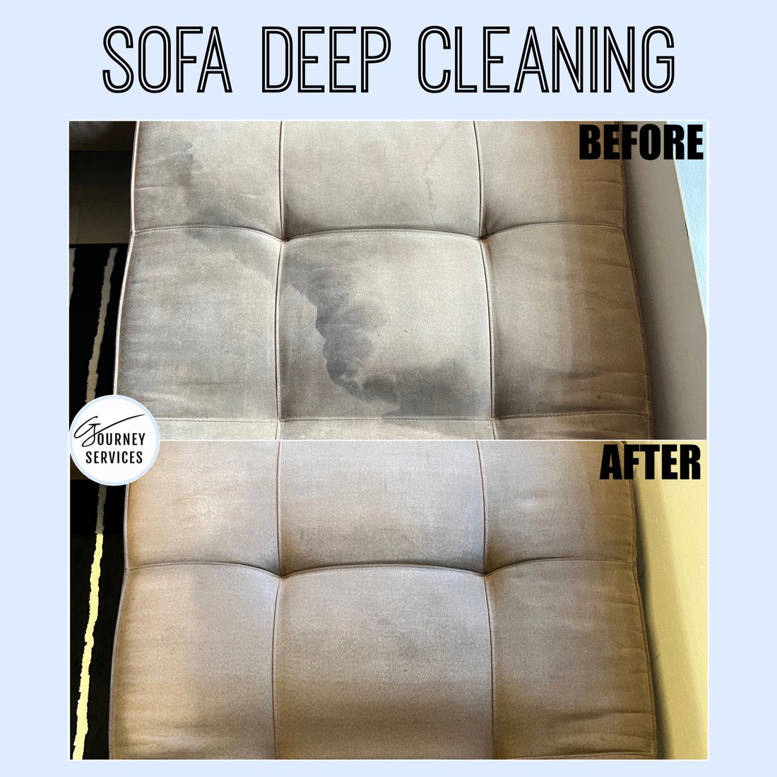 G Journey before and after deep cleaning result