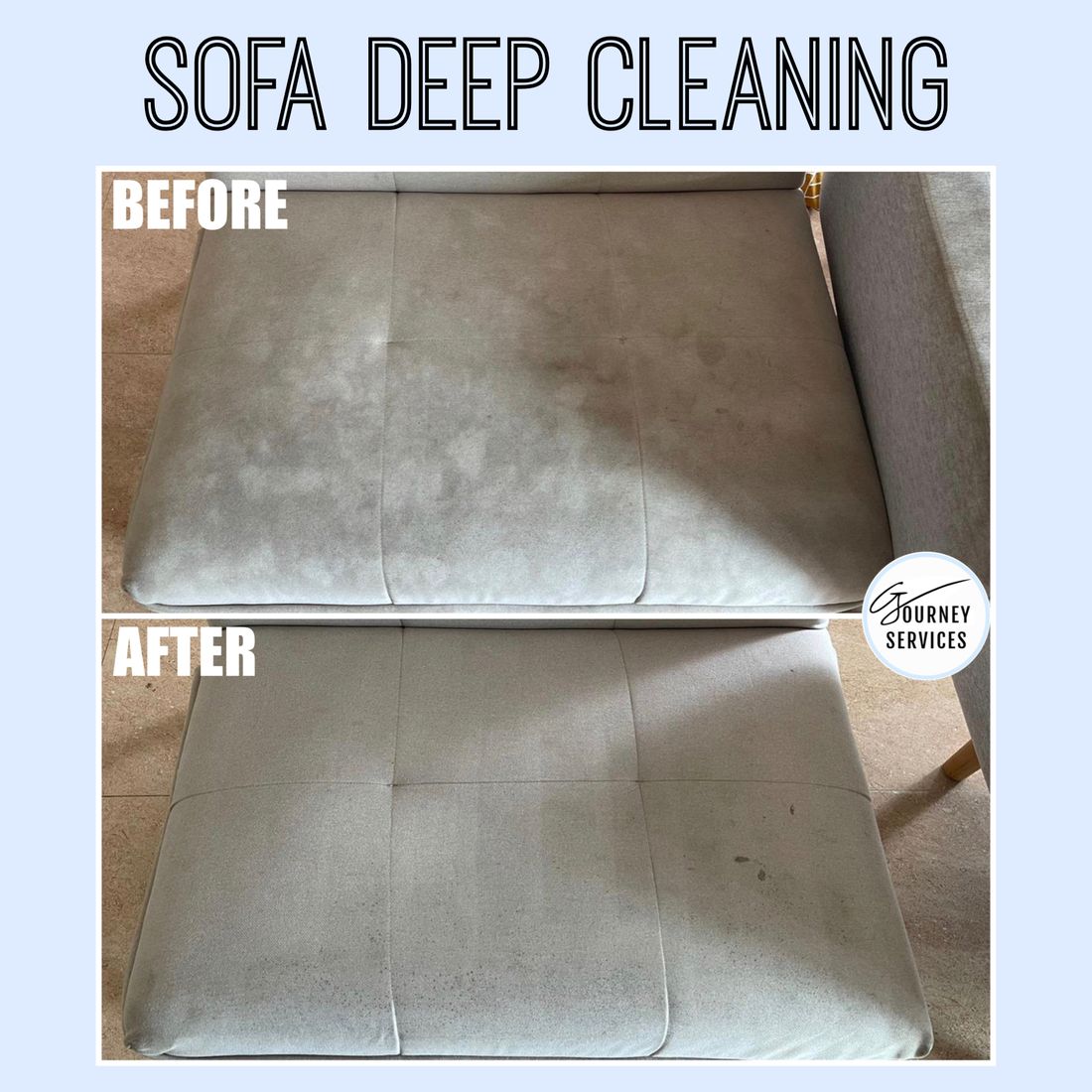 G Journey before and after deep cleaning result