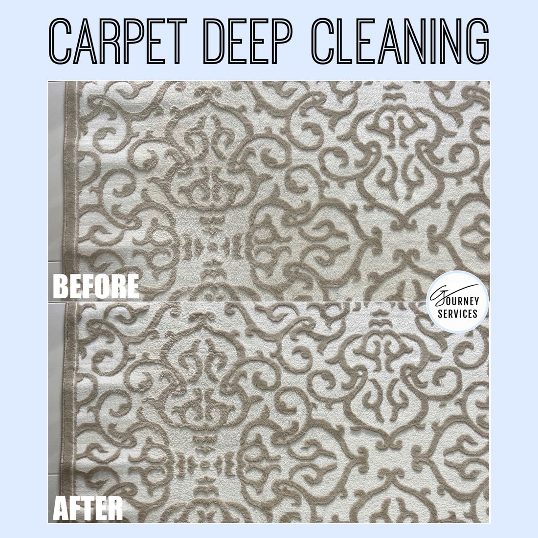 G Journey before and after deep cleaning result