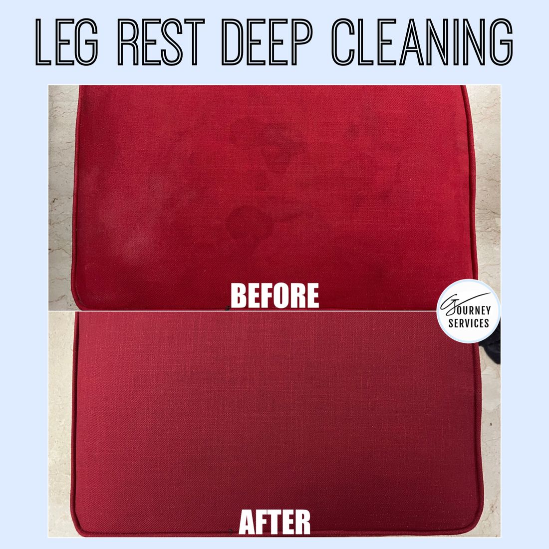 G Journey before and after deep cleaning result