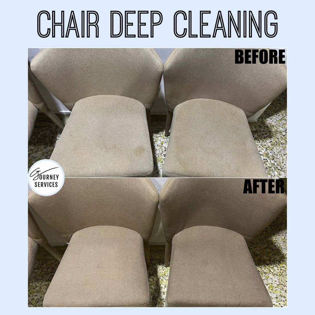G Journey before and after deep cleaning result